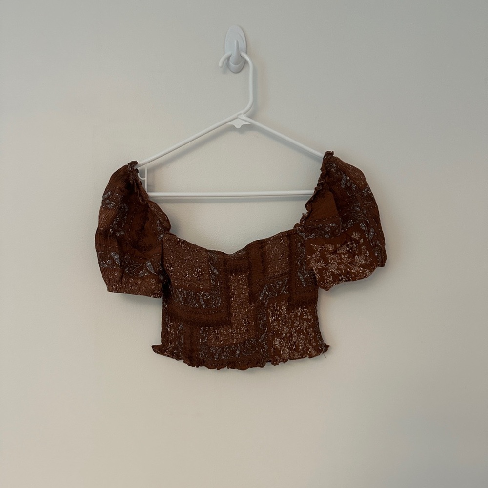 Altar'd State Cowboy Crop Top